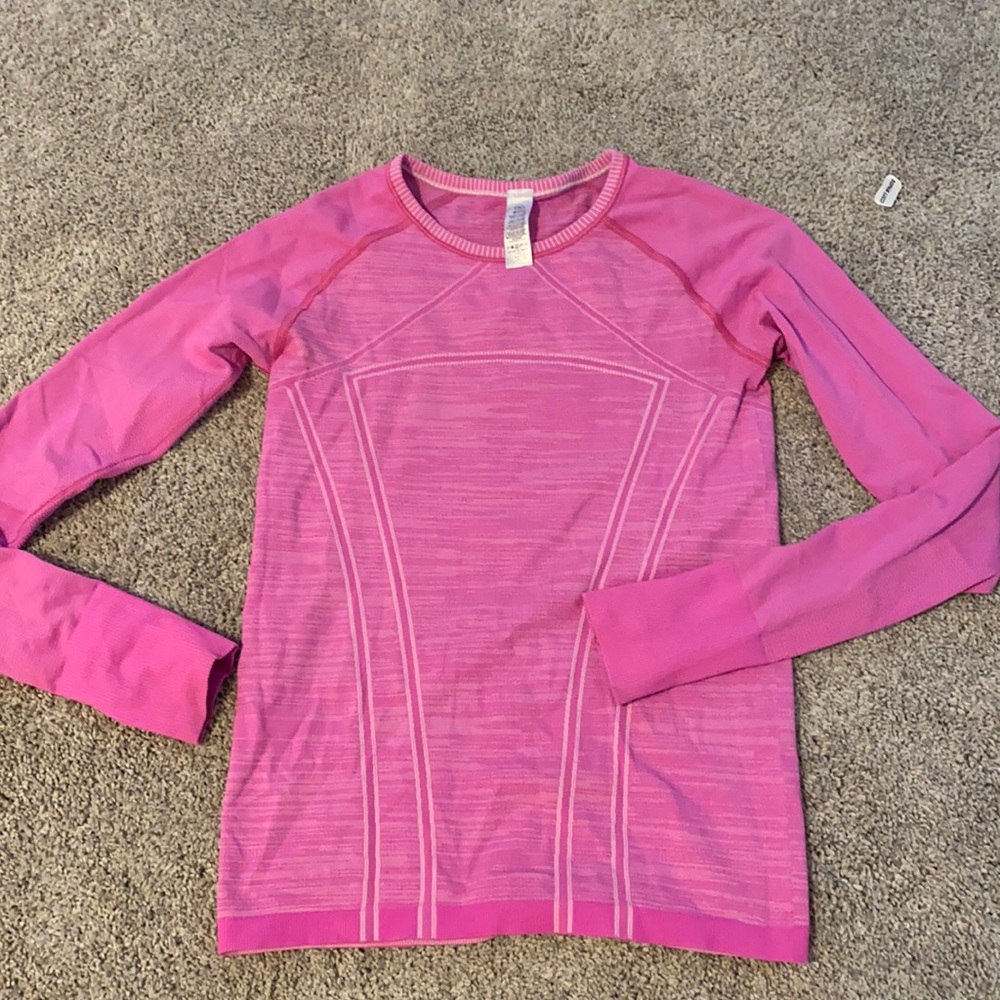 Hot pink long sleeve ivivva long sleeve shirt